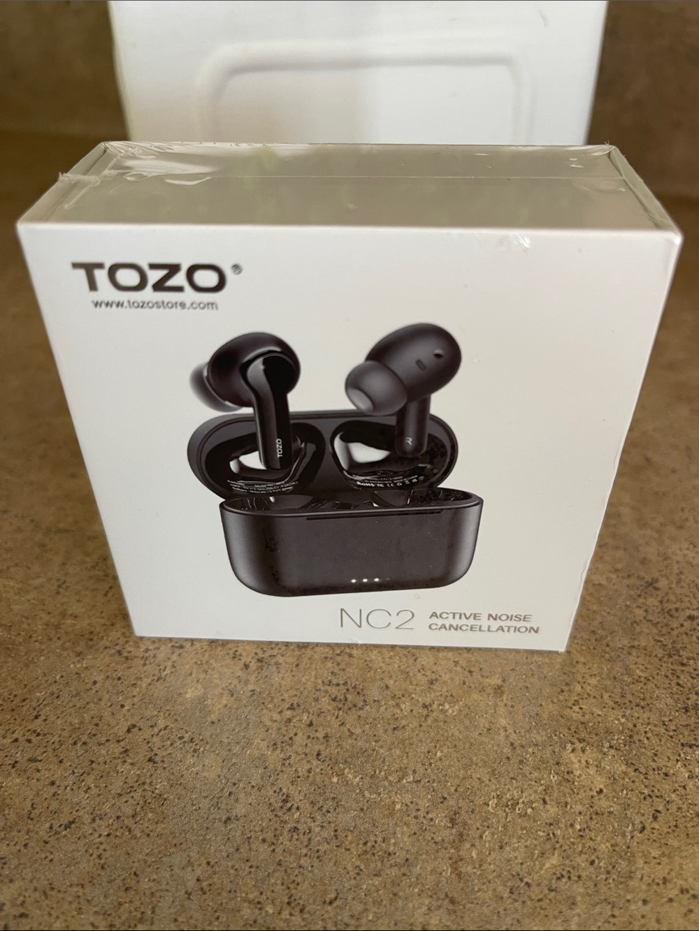 TOZO NC2 Active Noise Cancelling Wireless Earbuds - Black